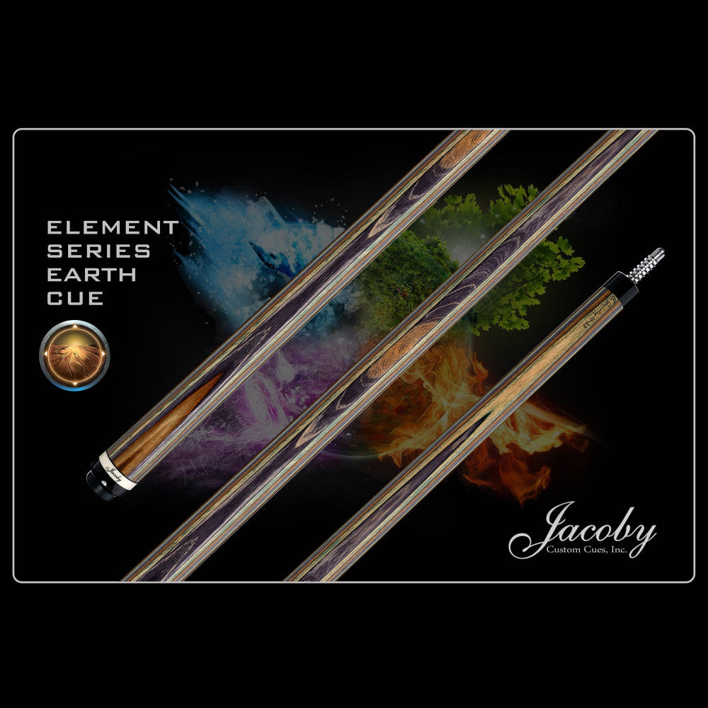 Flat Earth | Black, Brown, and Green | No Wrap | Jacoby Cue