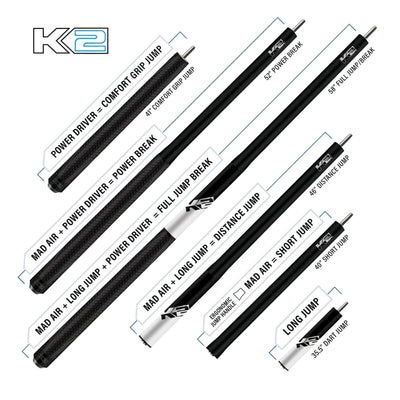 K2 KLJBRD 6-in-1 Jump/Break Cue