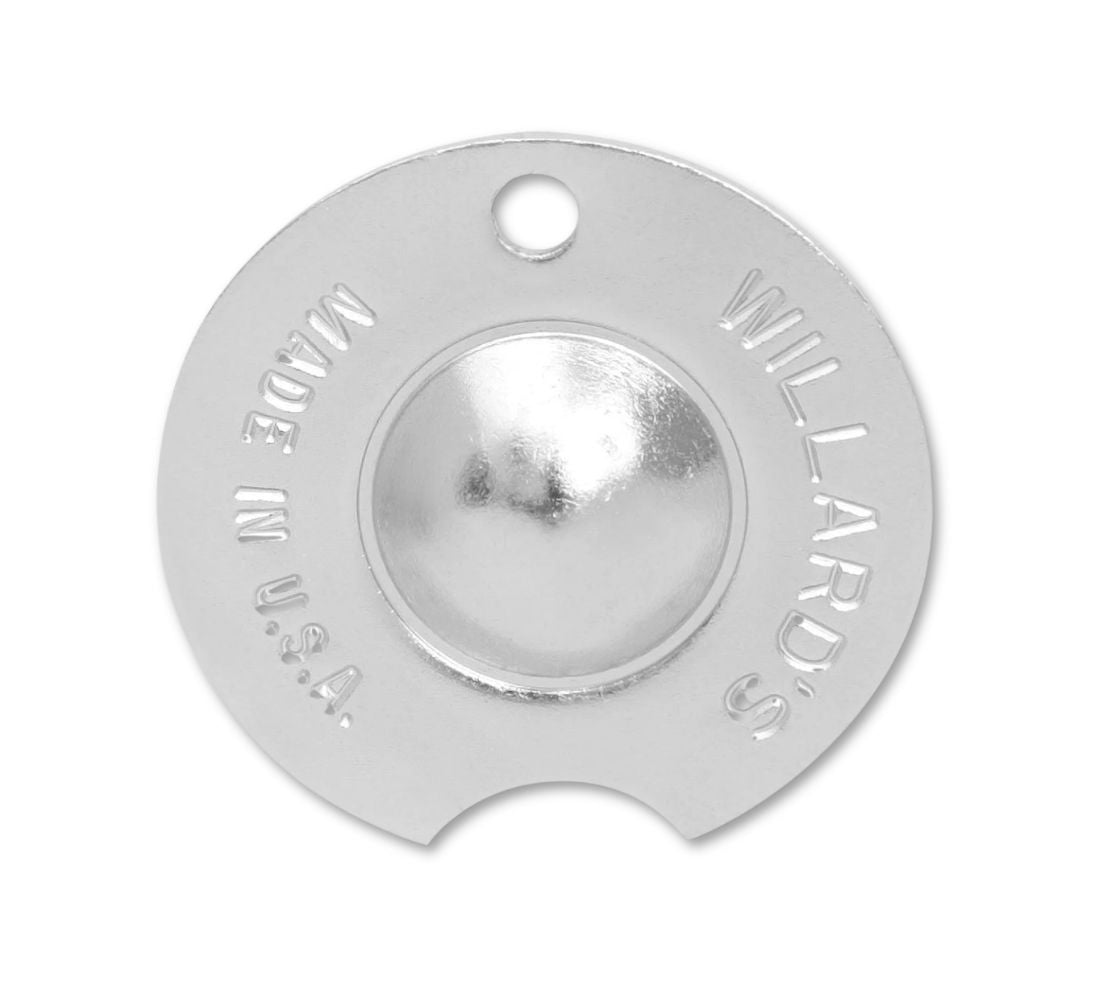 Willard's Pool Cue Tip Shaper - Nickel