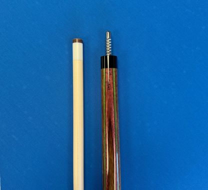 Jacoby Playing Cue - Flat Laminate/ Maroon and Green
