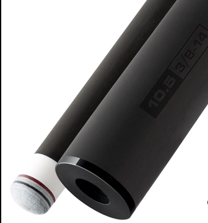 Cynergy Shaft | 3/8 x 14 Thin Collar Carbon | Cuetec